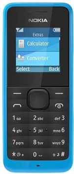 Nokia 105 Dual Sim Cyan Nokia 105 Dual Sim Cyan